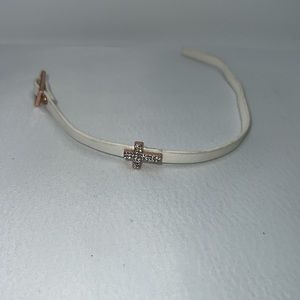 BCBGeneration Sparkly Cross Bracelet